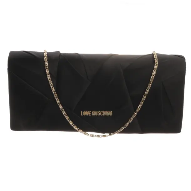 Abendtasche, in Schwarz, Sonstiges Material, Love Moschino