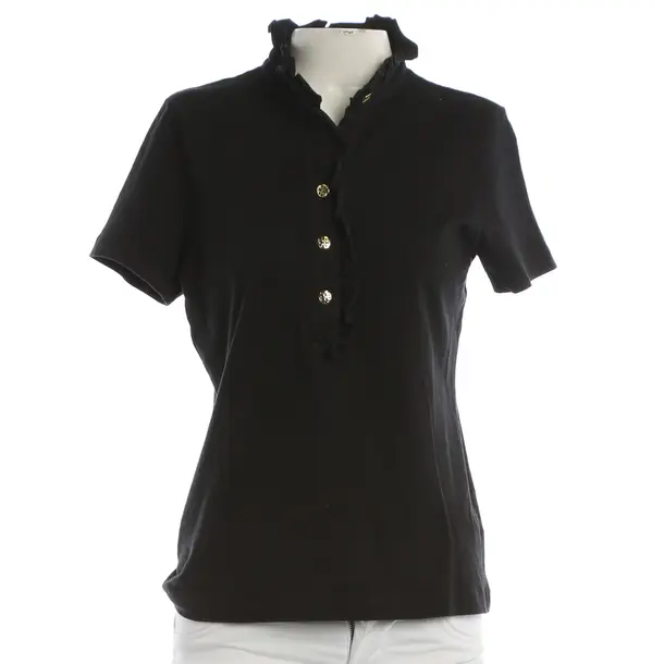 Poloshirt, in Schwarz, Baumwolle, Tory Burch