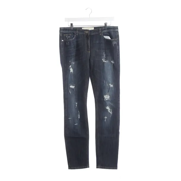Jeans skinny, in Blu, Cotone, Elisabetta Franchi