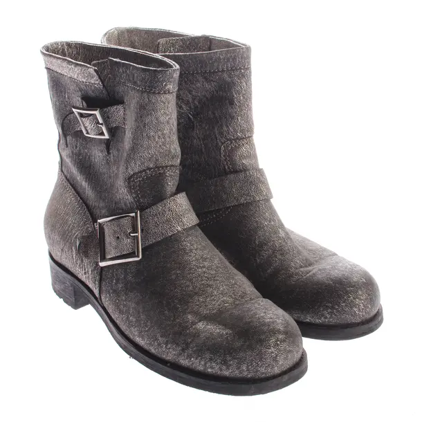 Ankle Boots, in Silver, Jimmy Choo