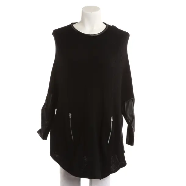 Pullover, in Schwarz, Wolle, Maje