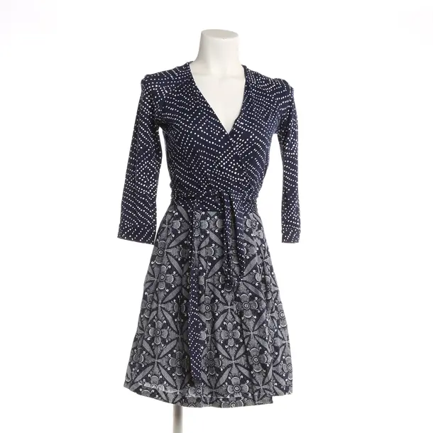 Kleid, in Navy, Baumwolle, Diane von Furstenberg