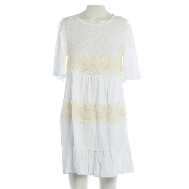 Dress, in White, Cotton, See by Chloé