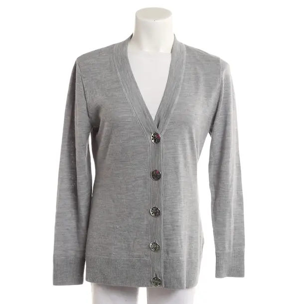 Strickjacke, in Grau, Wolle, Tory Burch
