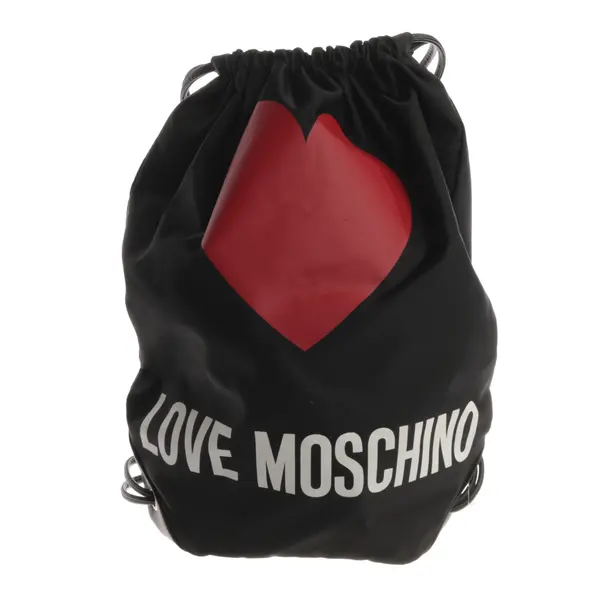 Backpack, in Black, Polyamide, Love Moschino