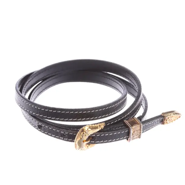 Belt, in Navy, Leather, Escada