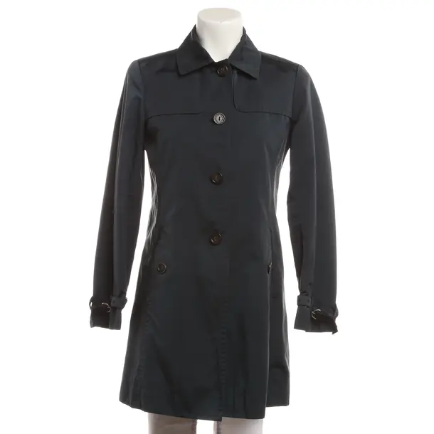 Mid-Season Coat, in Navy, Cotton, Max Mara