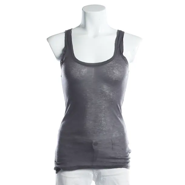 Top, in Dark Gray, Cotton, American Vintage