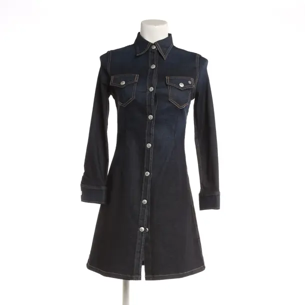 Dress, in Navy, Cotton, Alexa Chung