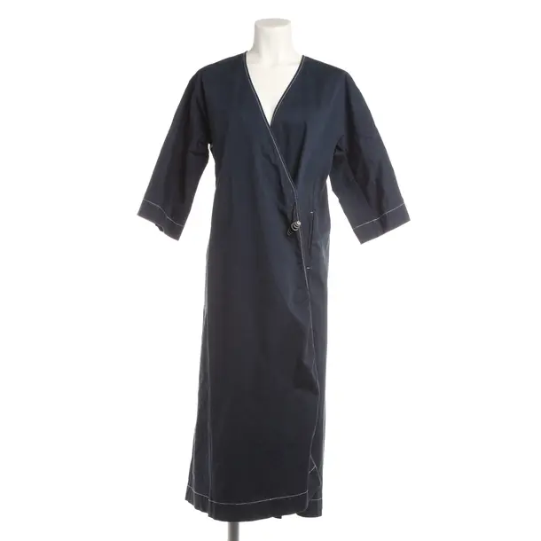 Dress, in Blue, Cotton, Ganni