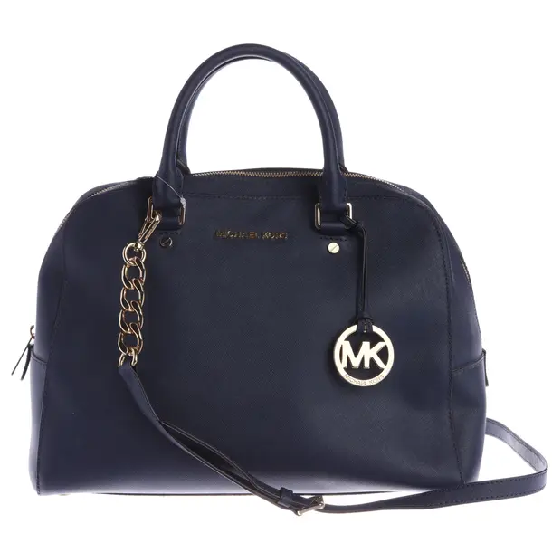 Handbag, in Navy, Leather, Michael Kors