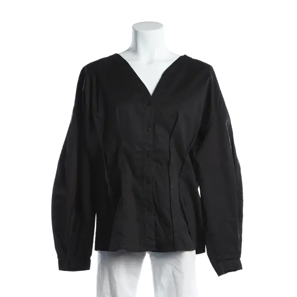 Bluse, in Schwarz, Baumwolle, Van Laack