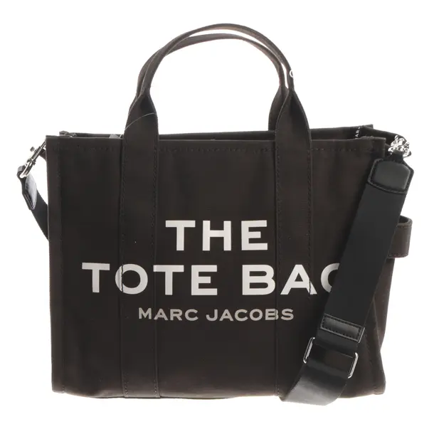 Handtasche, in Schwarz, Baumwolle, Marc Jacobs
