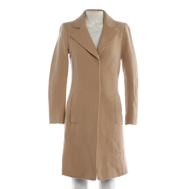 Mid-Season Coat, in Camel, Wool, Marc Cain