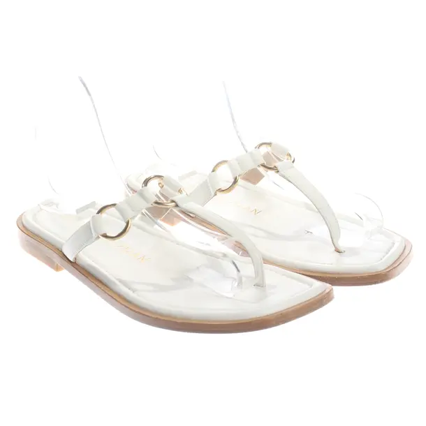 Sandals, in White, Stuart Weitzman