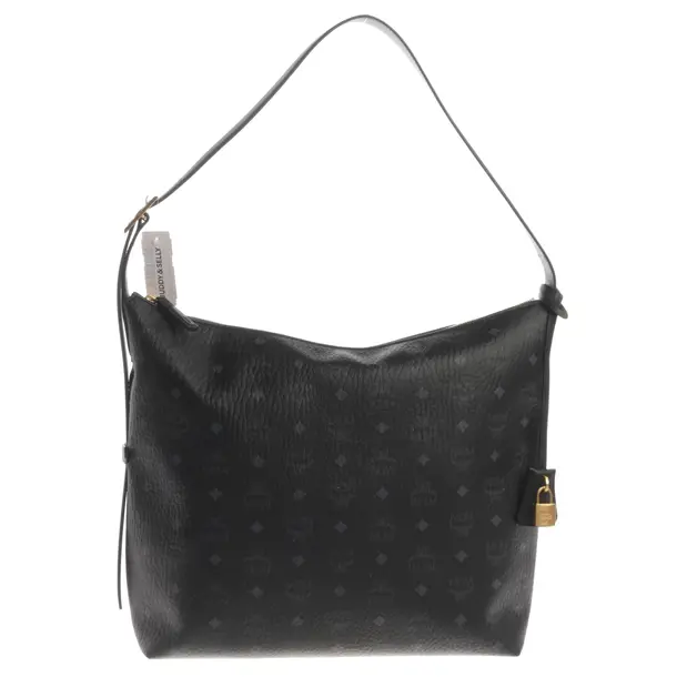 Borsa a cinture a tracolla, in Nero, Pelle, MCM