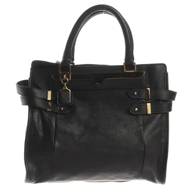 Handtasche, in Dunkelbraun, Leder, Chloé
