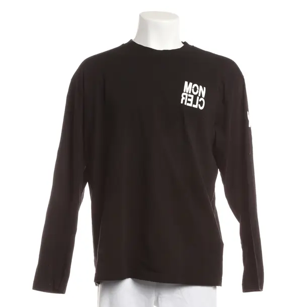 Long Sleeve Shirt, in Black, Cotton, Moncler Grenoble