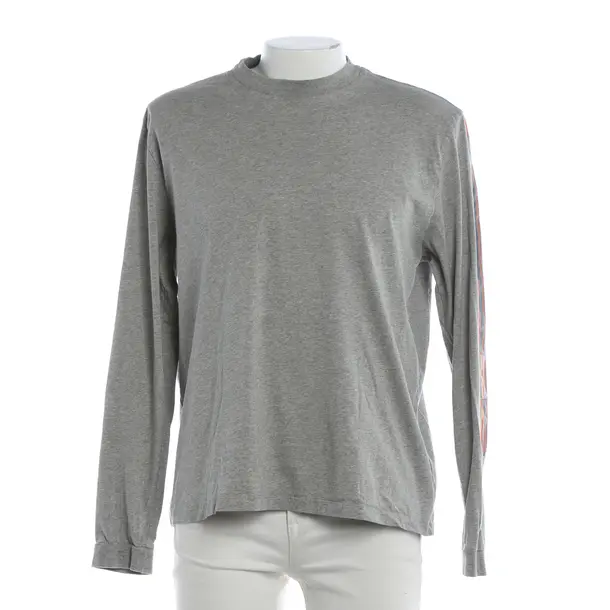 Long Sleeve Shirt, in Light Gray, Cotton, Paul Smith
