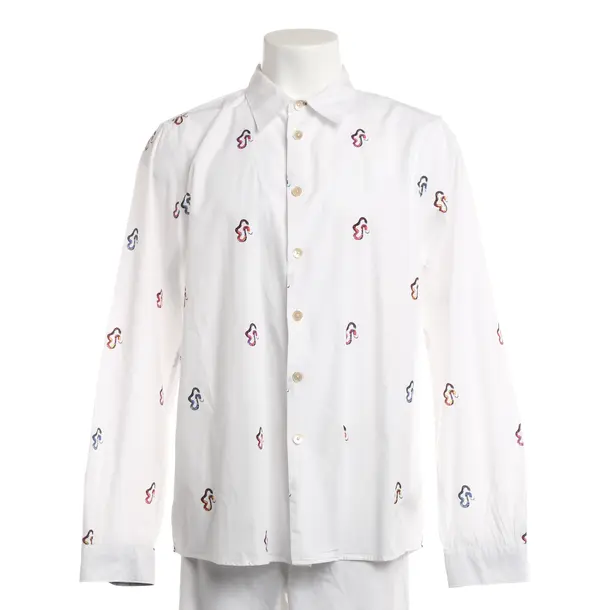 Shirt, in White, Cotton, Paul Smith