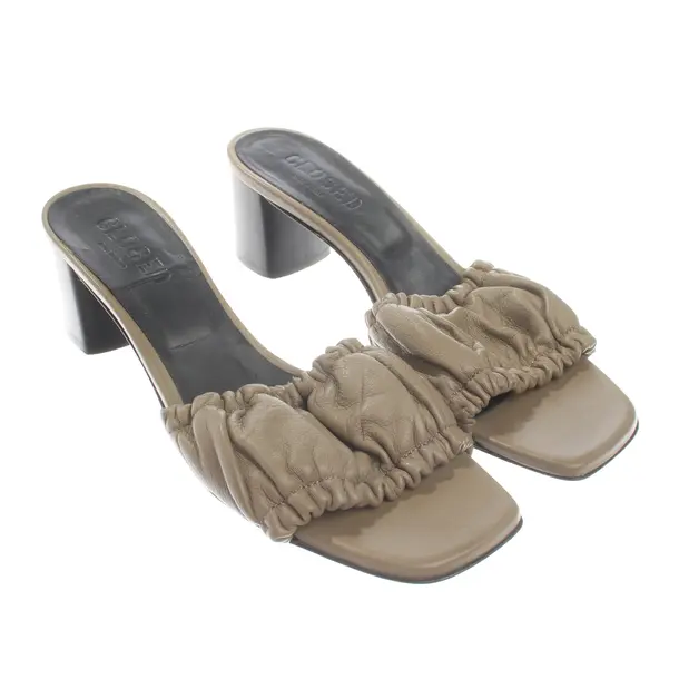 Heeled Sandals, in Gray, Closed