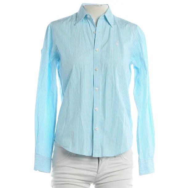 Bluse, in Blau, Baumwolle, Polo Ralph Lauren