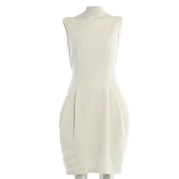 Dress, in White, Cotton, Talbot Runhof