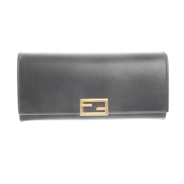 Wallet, in Black, Leather, Fendi