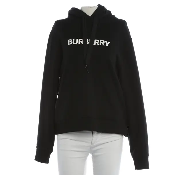 Hoodie, in Schwarz, Baumwolle, Burberry