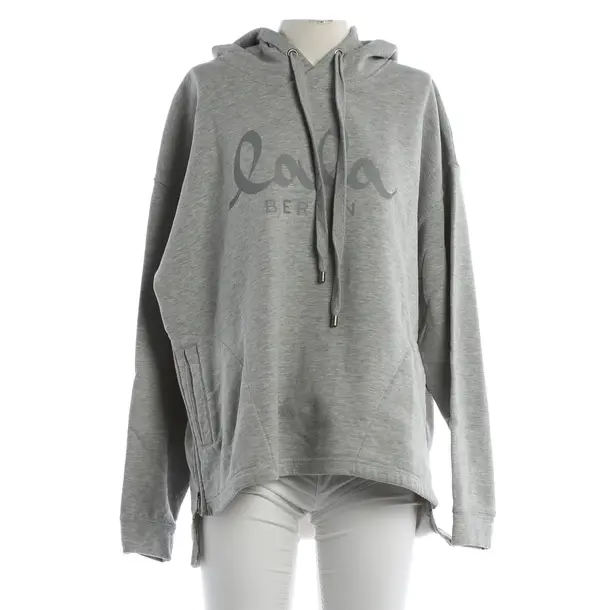 Hoodie, in Light Gray, Cotton, Lala Berlin