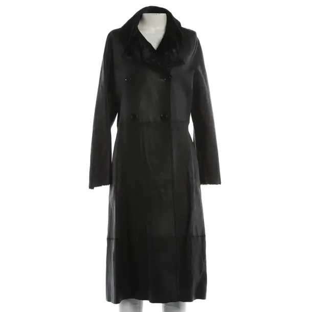 Cappotto in pelle, in Nero, Pelle, Strenesse