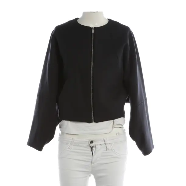 Mid-Season Jacket, in Navy, Wool, Victoria Beckham