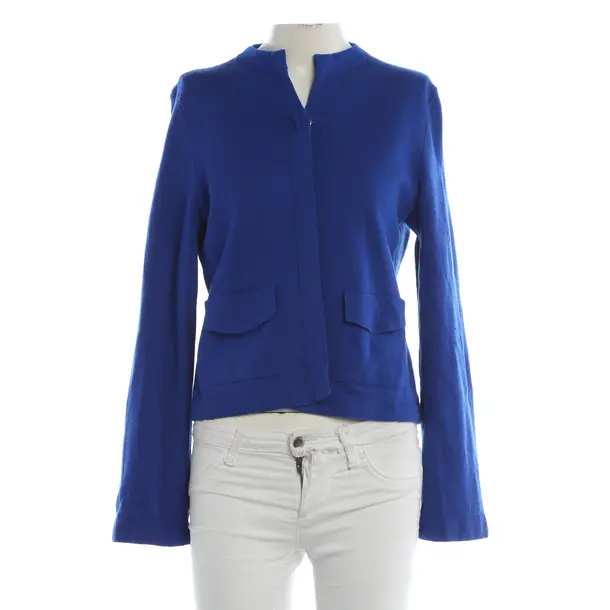 Strickjacke, in Blau, Wolle, Windsor