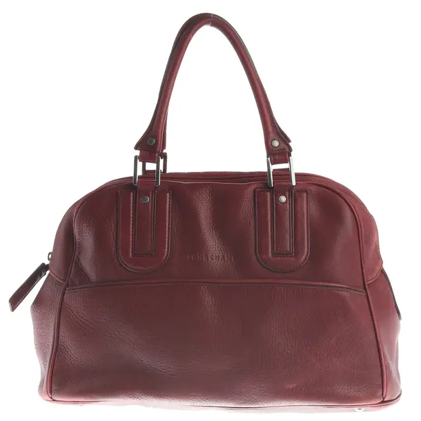 Shoulder Bag, in Red, Leather, Longchamp