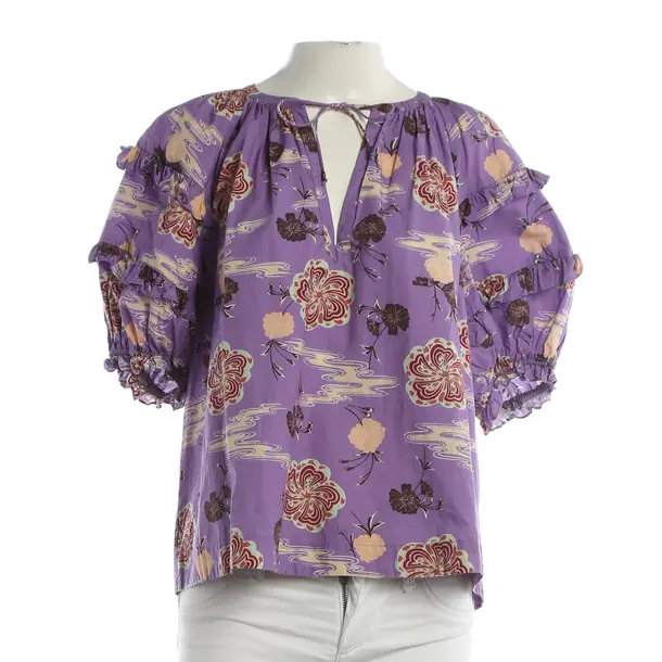 Bluse, in Lila, Baumwolle, Ulla Johnson