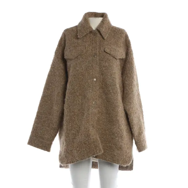 Mid-Season Jacket, in Light Brown, Wool, Acne Studios