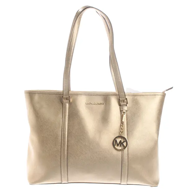 Borsa a cinture a tracolla, in Oro, Poliuretano, Michael Kors