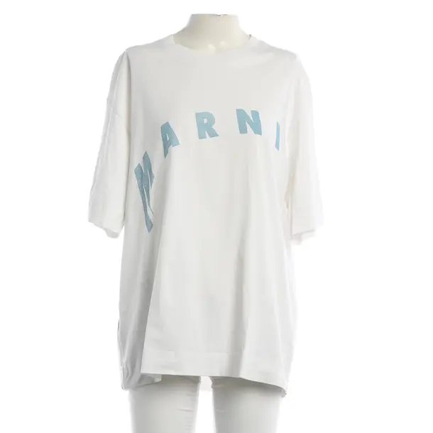 T-Shirt, in White, Cotton, Marni