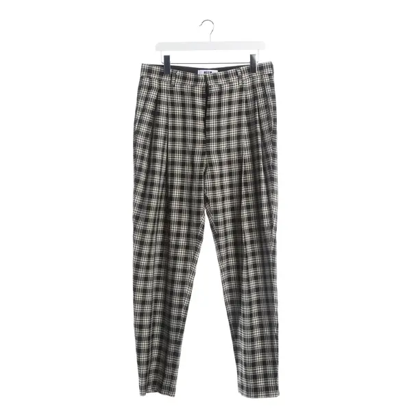 Pants, in Black, Wool, MSGM