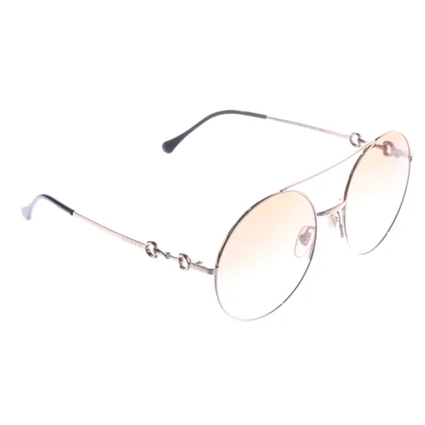 Sonnenbrille, in Gold, Kunststoff / Metall, Gucci