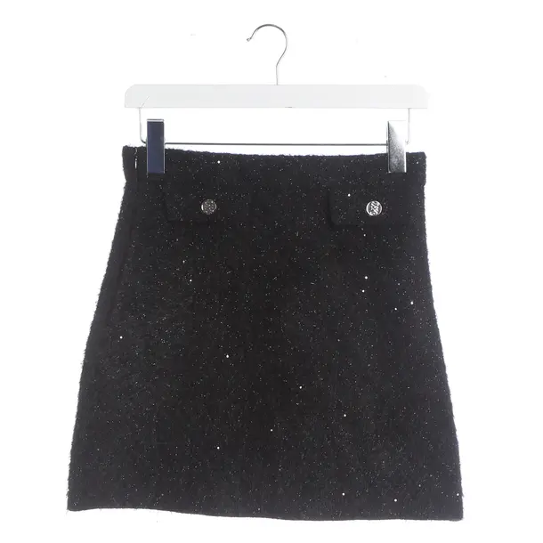 Skirt, in Black, Cotton, Sandro