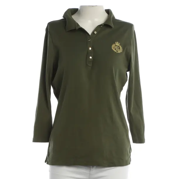 Polo Shirt, in Green, Cotton, Lauren Ralph Lauren