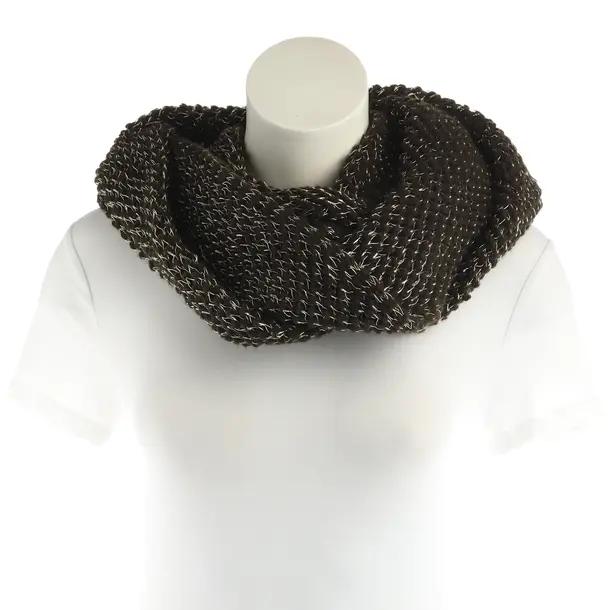 Scarf, in Green, Wool, Burberry