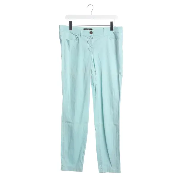 Pants, in Turquoise, Cotton, Marc Cain