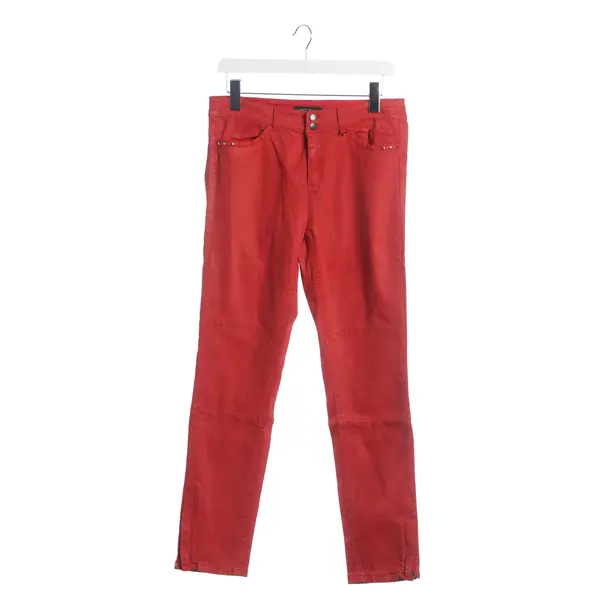 Pants, in Red, Cotton, Marc Cain Sports