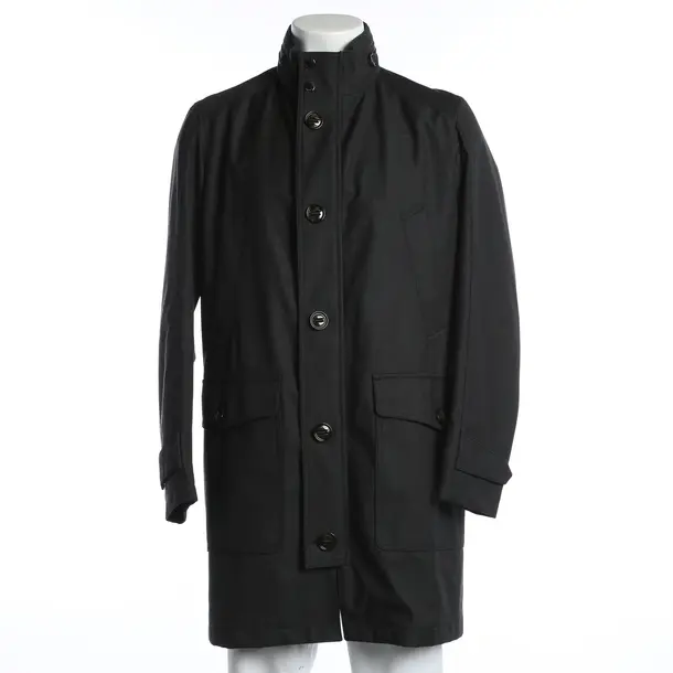 Mid-Season Jacket, in Dark Gray, Wool, Windsor