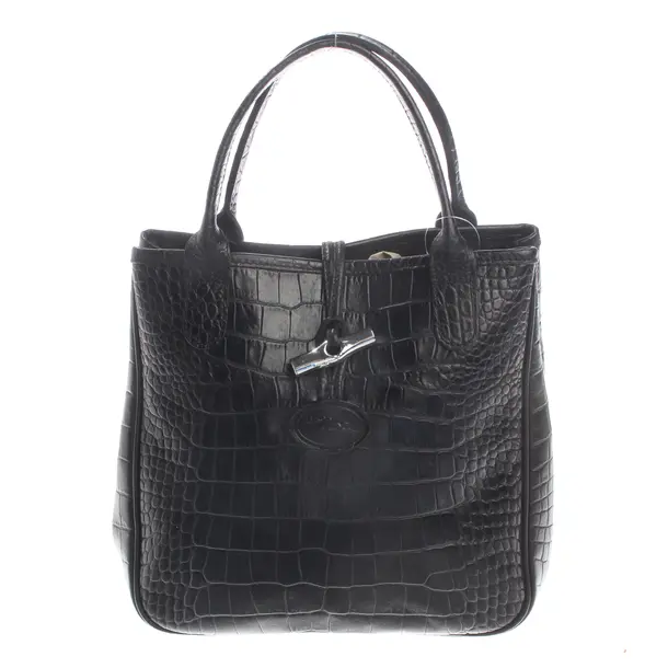 Handbag, in Black, Leather, Longchamp