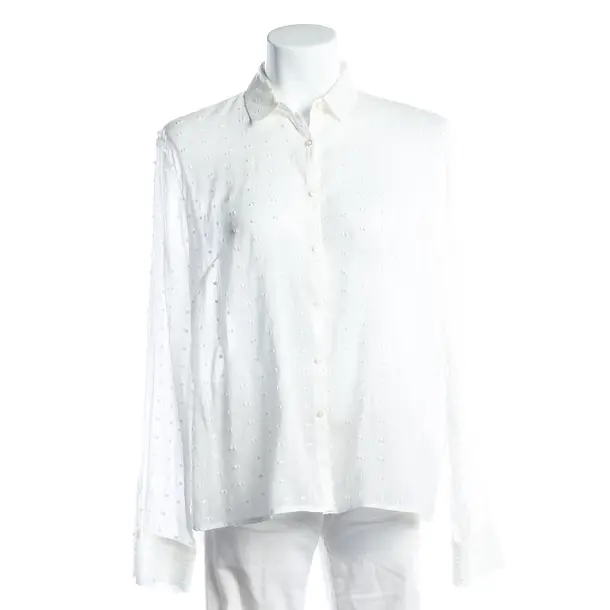 Blouse, in White, Cotton, 0039 Italy