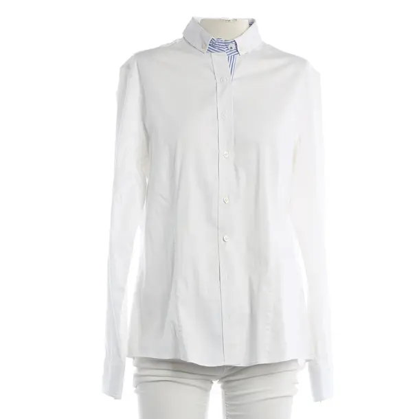 Blouse, in White, Cotton, Soluzione