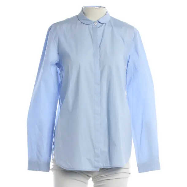 Blouse, in Light Blue, Cotton, Van Laack